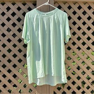 Athleta Light Green Workout Top - 1X